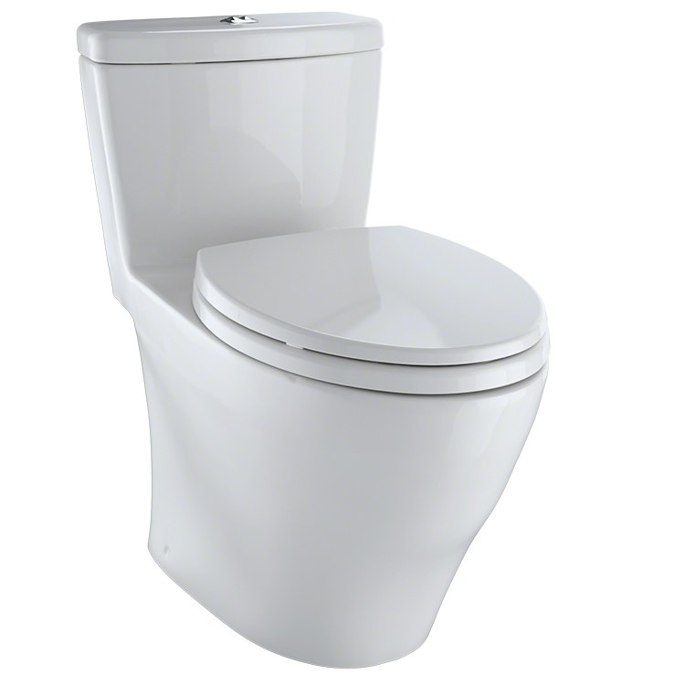 TOILET MS646124CEMFG#11 COL WHT AQUIA IV 1PC ELON