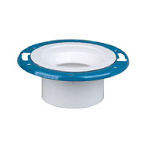 CLOSET FLANGE 4X3 PVC-DWV 4851-A ADJUSTABLE HUB