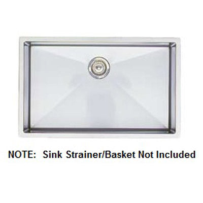 Precision R10 32x18x10" Super Single Bowl Kitchen Sink