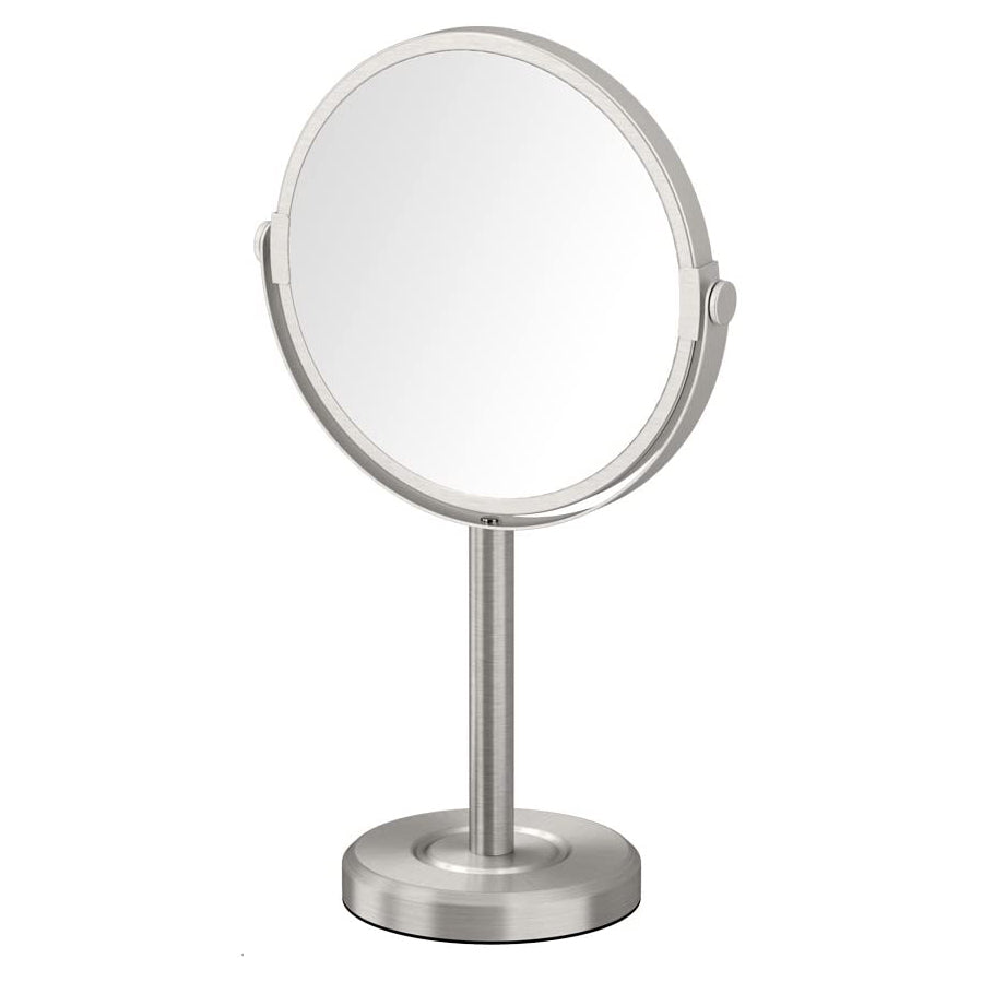 Latitude2 6-3/4" Diameter Table Mirror in Satin Nickel