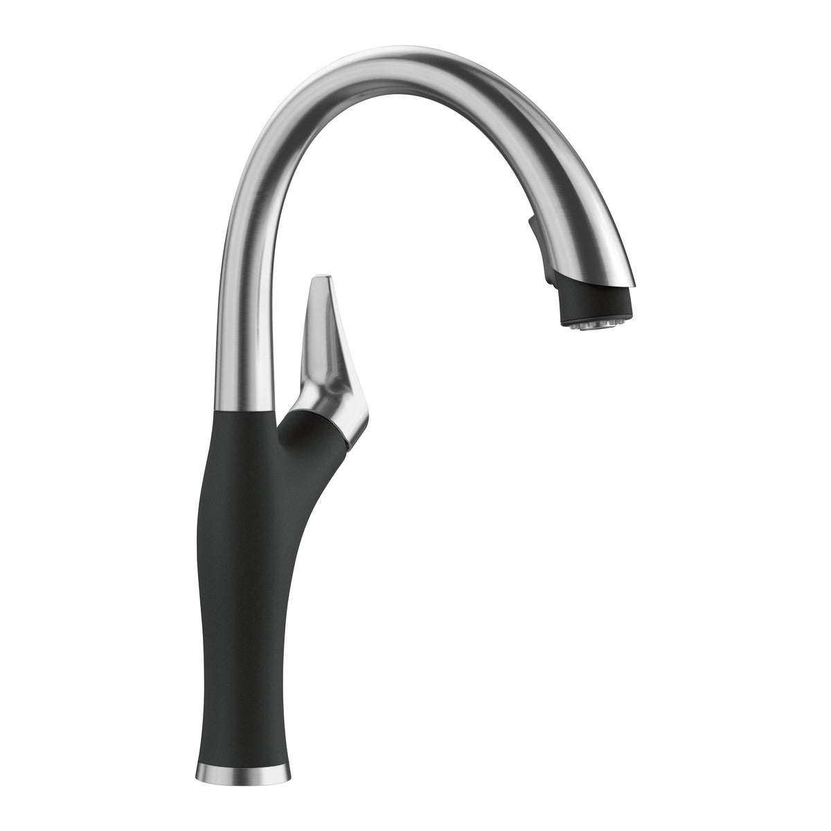 Artona Single Hole Pull-Down Fct w/Dual Spray in Coal Black