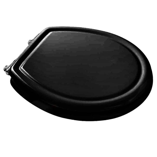 Traditional Champion 4 Toilet Seat Round Black