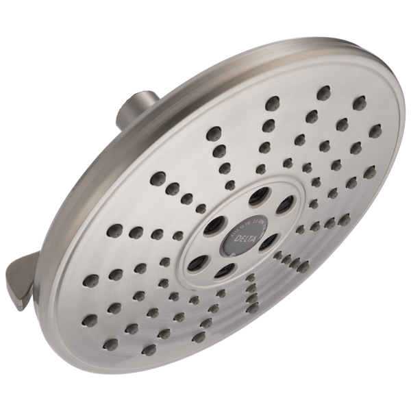 H2Okinetic 3-Setting Raincan Showerhead In Lumicoat Stainless