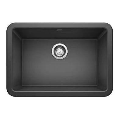 Ikon 27x19x10" Apron Front Single Bowl Sink in Anthracite