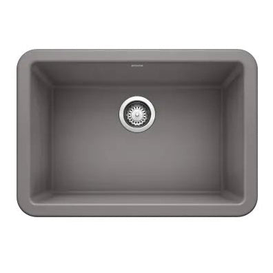 Ikon 27x19x10" Apron Front Single Bowl Sink in Café Brown