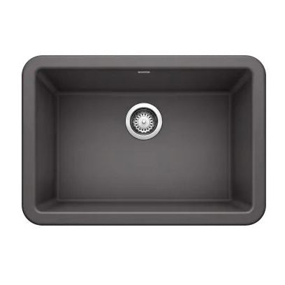 Ikon 27x19x10" Apron Front Single Bowl Sink in Cinder