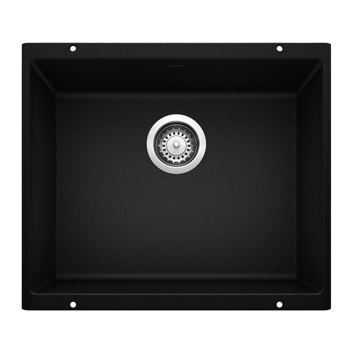 Precis 20-3/4x18x7-1/2" Large Single Bowl Sink in Black