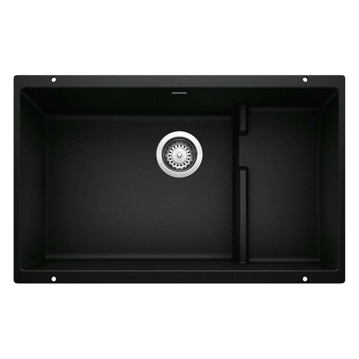 Precis Cascade 28-3/4x18x7-7/8" Super Single Sink in Black