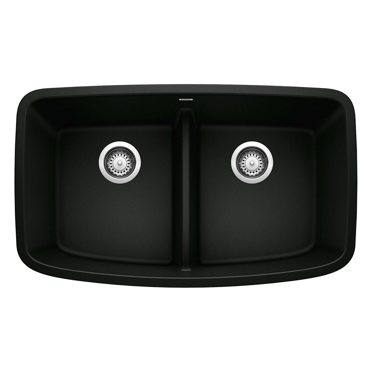 Valea 32x19x9-1/2" Equal Double Low Divide Sink in Black