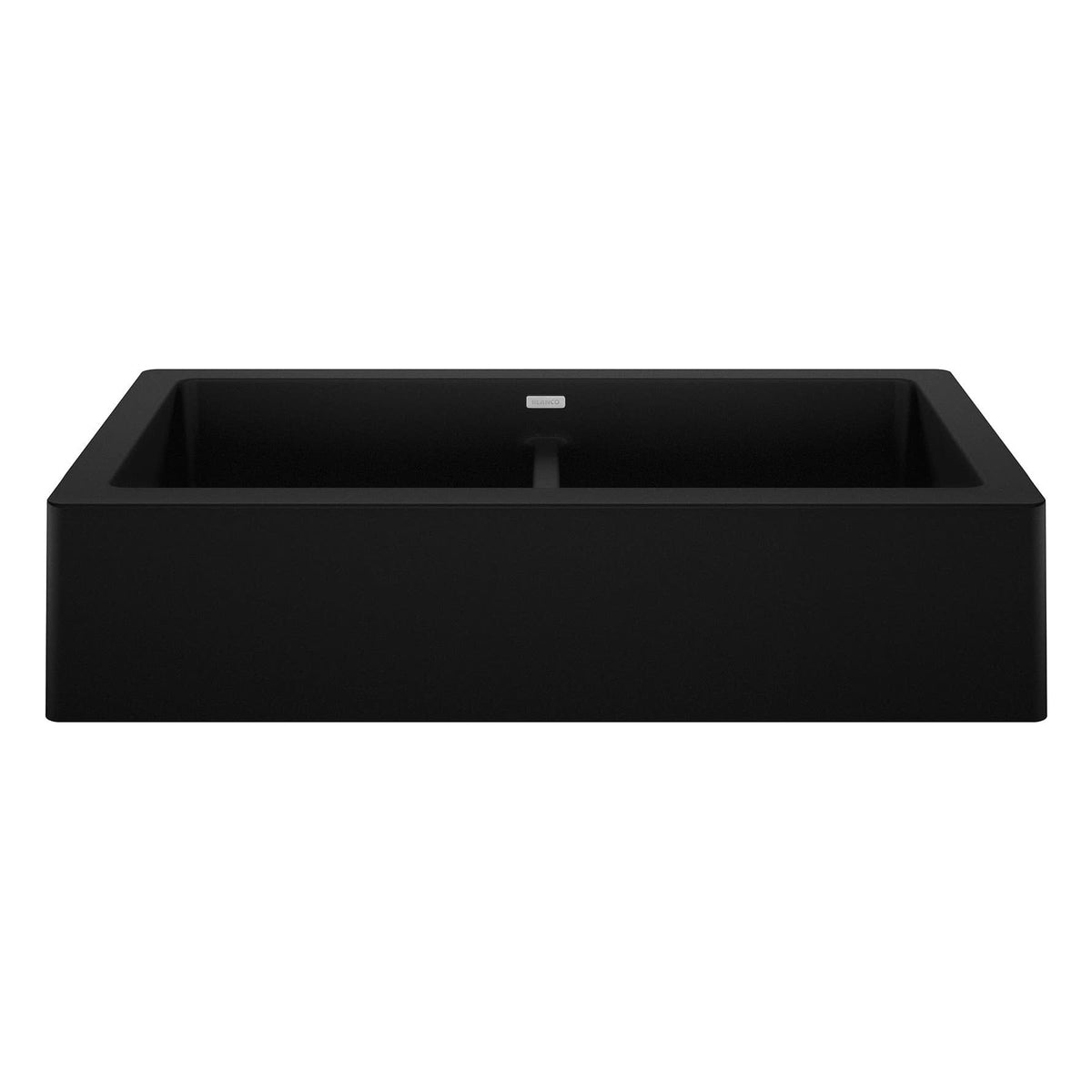 Vintera 32-13/16X19X9" Apron Front 2-Bowl Sink in Coal Black
