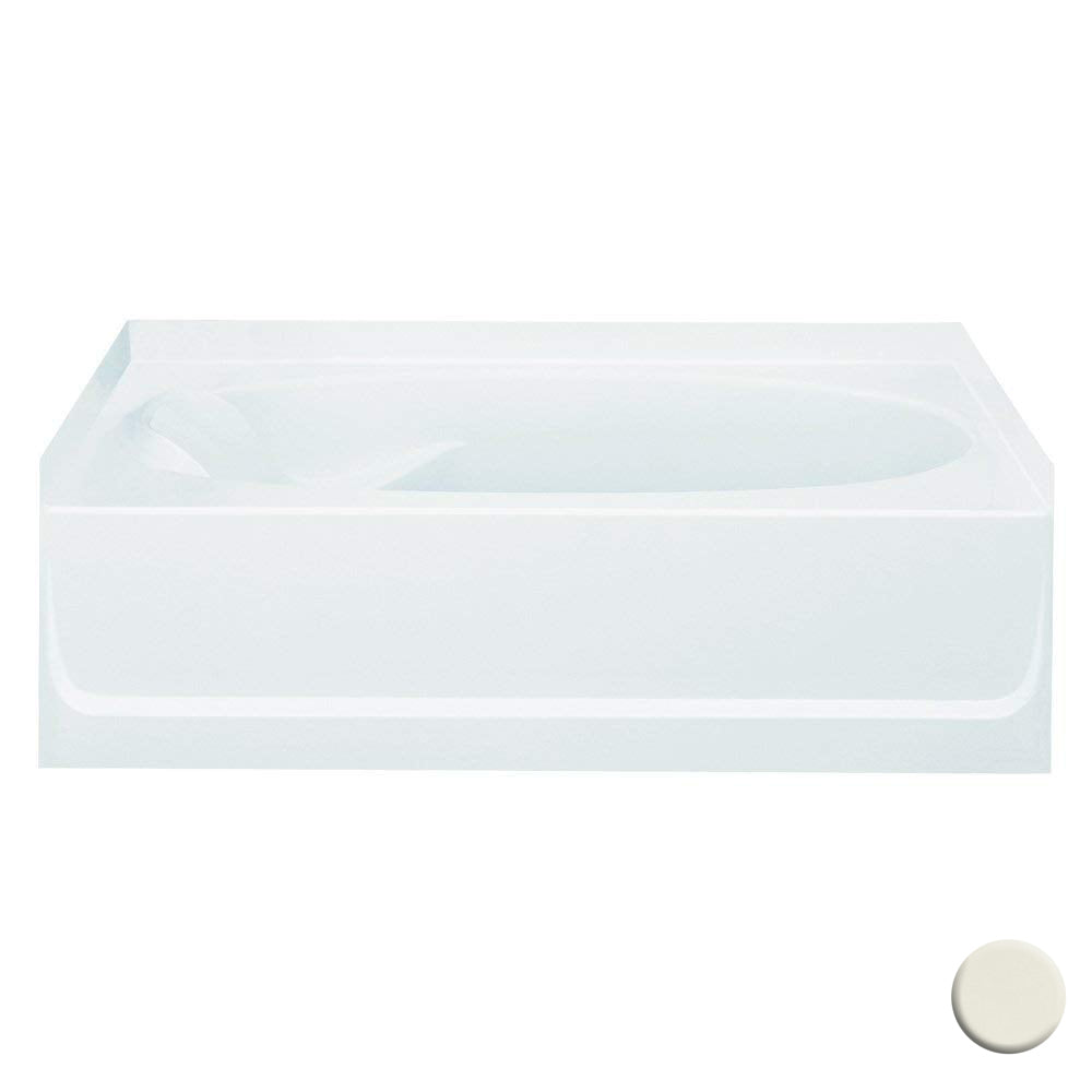 Ensemble 60x36x16" Vikrell Bathtub w/Right Drain in White