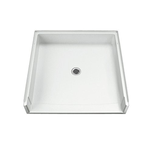 OC-SS-39 39-3/8x39-3/8x8" Roll-In Shower Base in White