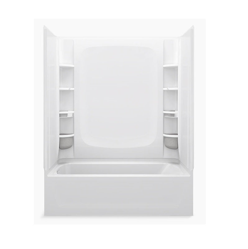 TUB & SHOWER KIT 60X30 LH WHT 71470110-0 STORE+