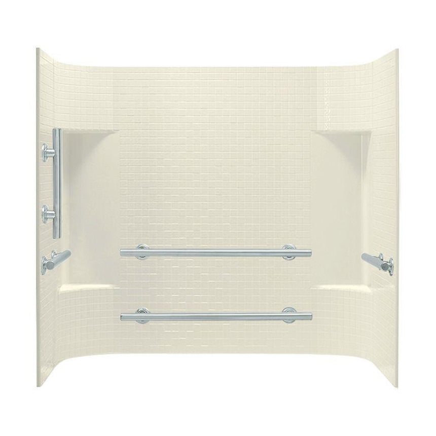 WALL SET 60X30 LH BIS TILE ADA 71144113-96 ACCORD W/GRAB BARS
