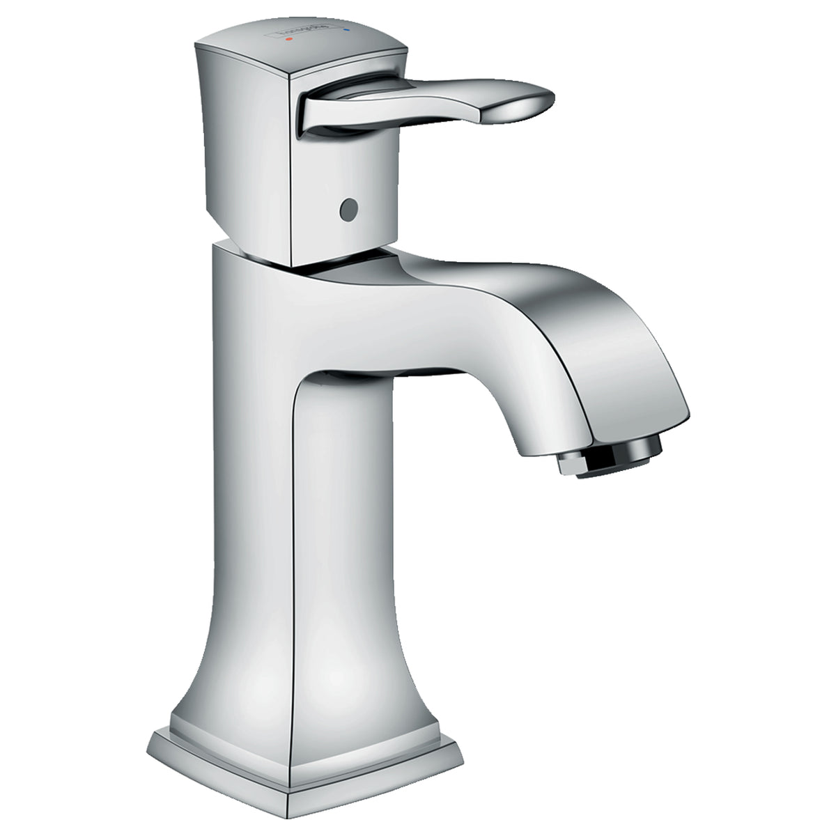 Metropol Classic 1-Hole Lav Faucet 110 w/Drain in Chrome