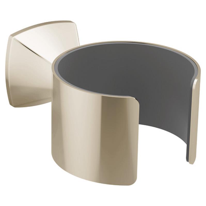 Voss Wall Mounted Hair Dryer Holder in Polished Nickel