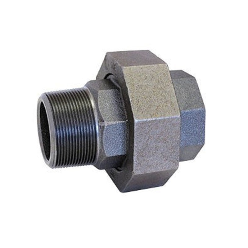 UNION 3/4 BLACK MALLEABLE IRON M/F FIGURE 551 300# THREADED