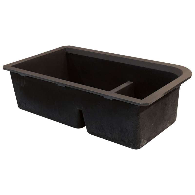 Radius 31-3/4x19-1/4x9-1/2" Double Bowl Sink in Espresso