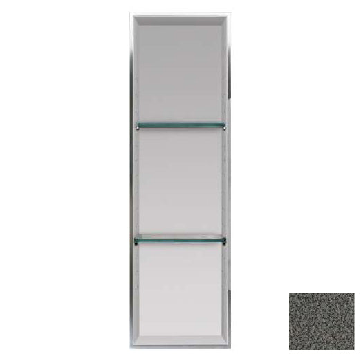 Vertical Storage Pod 14x3-3/4x46-1/2" in Antique Silver