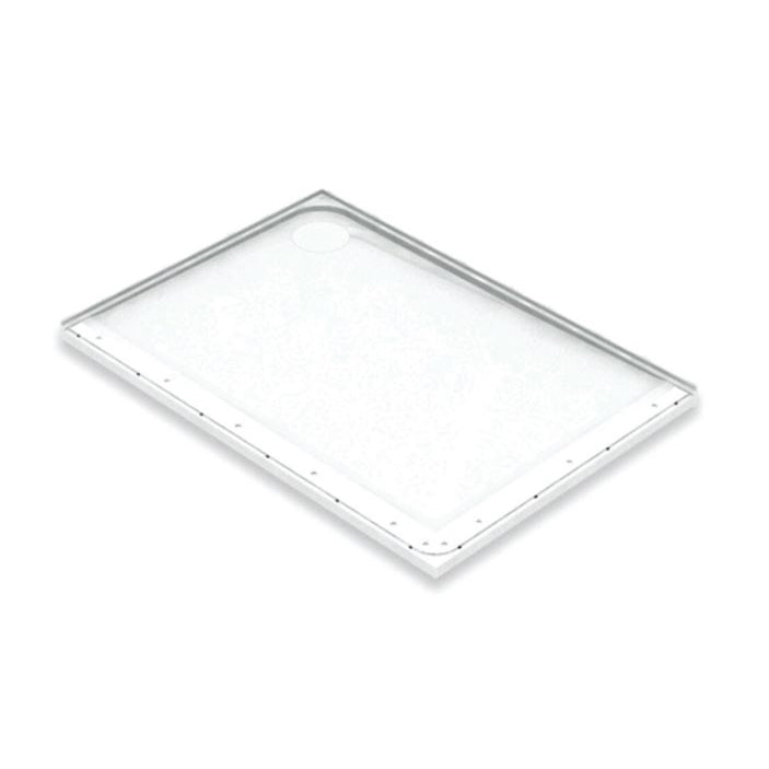 Mullen 49-7/8x34-7/8x1-1/8" Shower Base in White Left Drain