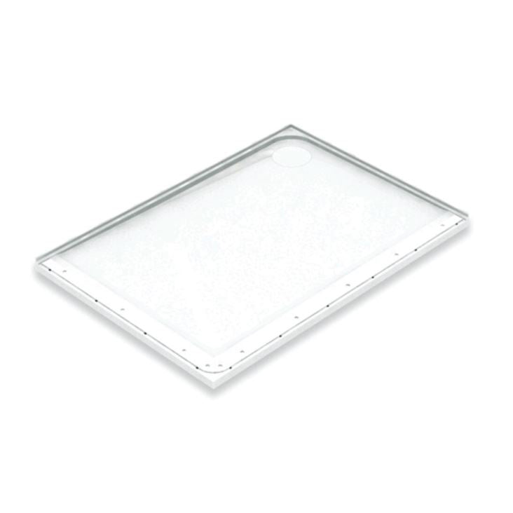 Mullen 49-7/8x30-1/8x1-1/8" Shower Base in White Right Drain