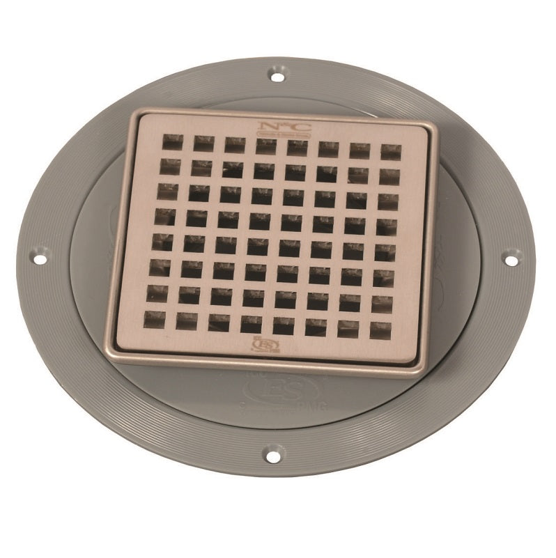 DRAIN CD1220-BS BRUSHED SS GRID PATTERN CLASSIC F/TILE