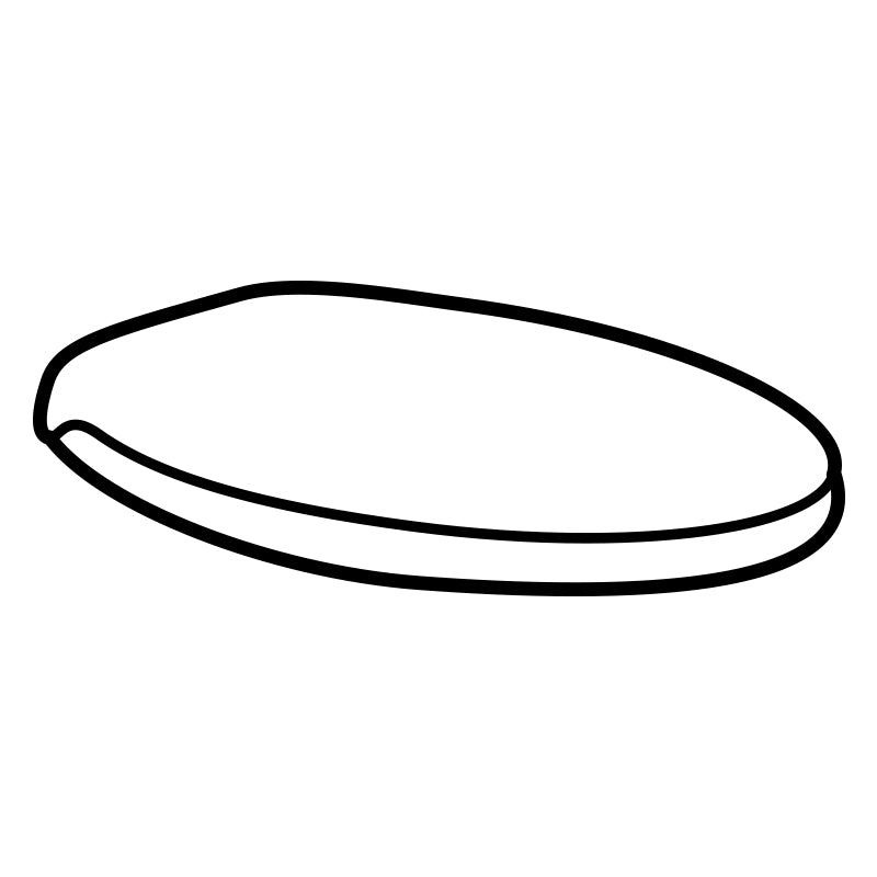 Town Square Toilet Seat Round Black