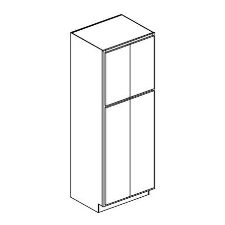 Georgetown 30x24x84" Utility Cabinet in Maple Onyx