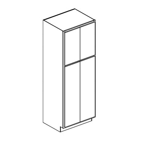 Georgetown 30x24x90" Utility Cabinet in Maple Onyx