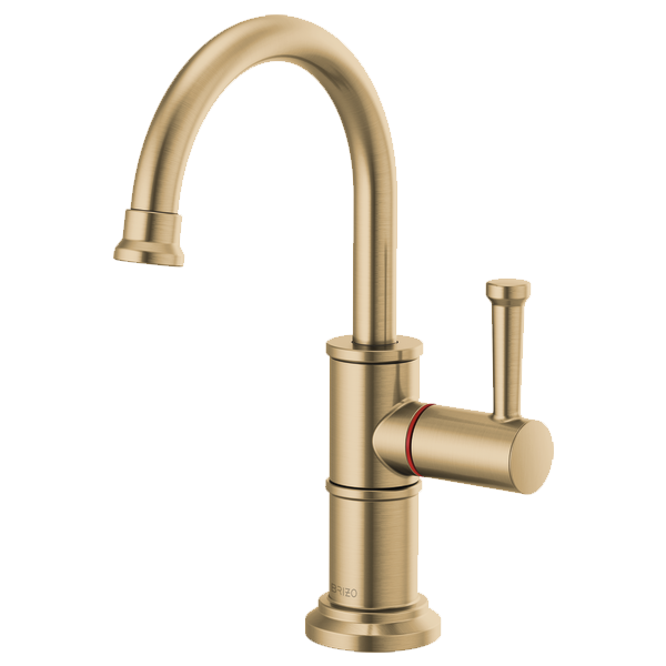 Brizo Artesso Instant Hot Faucet w/Arc Spout in Luxe Gold