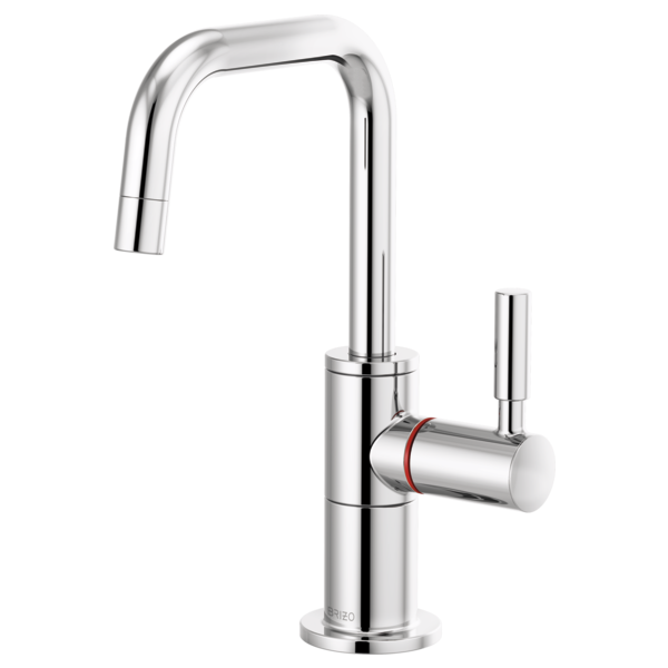 Brizo Odin Instant Hot Faucet w/Square Spout in Chrome