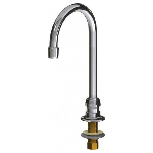 Deck-Mounted Remote Spout In Chrome
