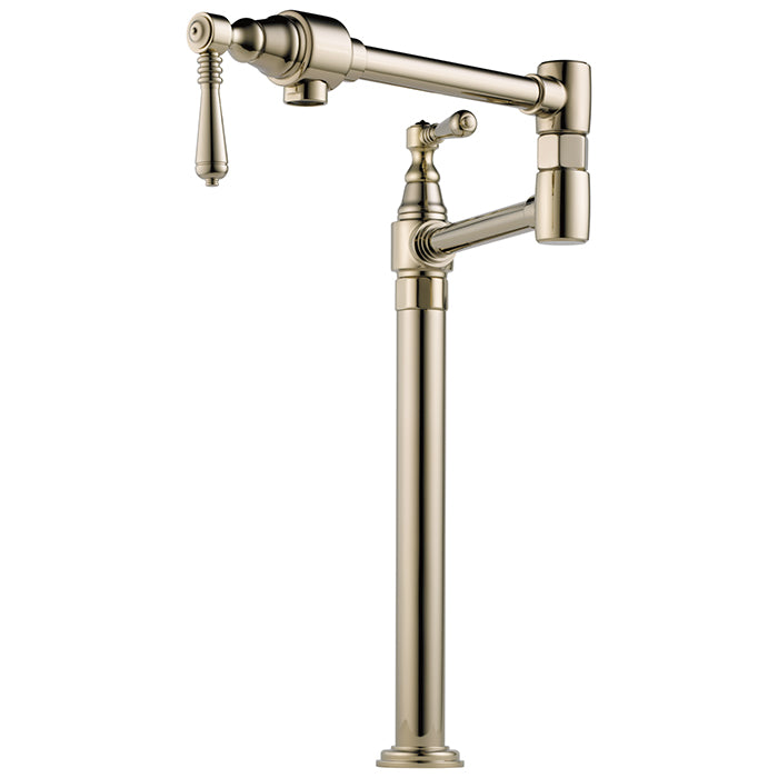 Brizo Single Hole Deck Mount Pot Filler in Polished Nickel