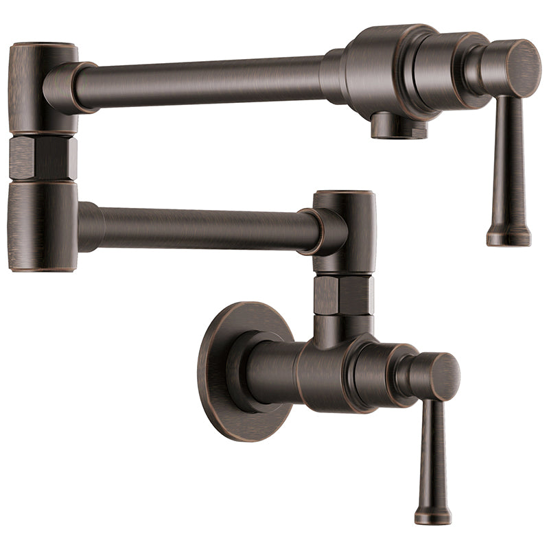 Brizo Artesso Single Hole Wall Mount Pot Filler in Bronze