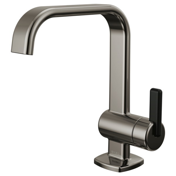 Brizo Allaria 1-Handle Lav Faucet in Black Onyx/Matte Black