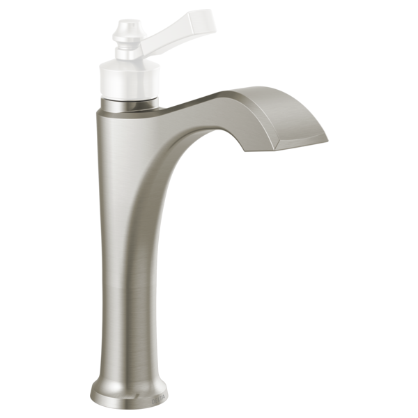 Dorval Single Hole Mid-Level Faucet in Stainless No Handle