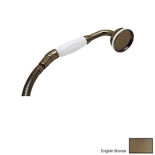 Perrin & Rowe Single-Function Inclined Hand Shower In English Bronze