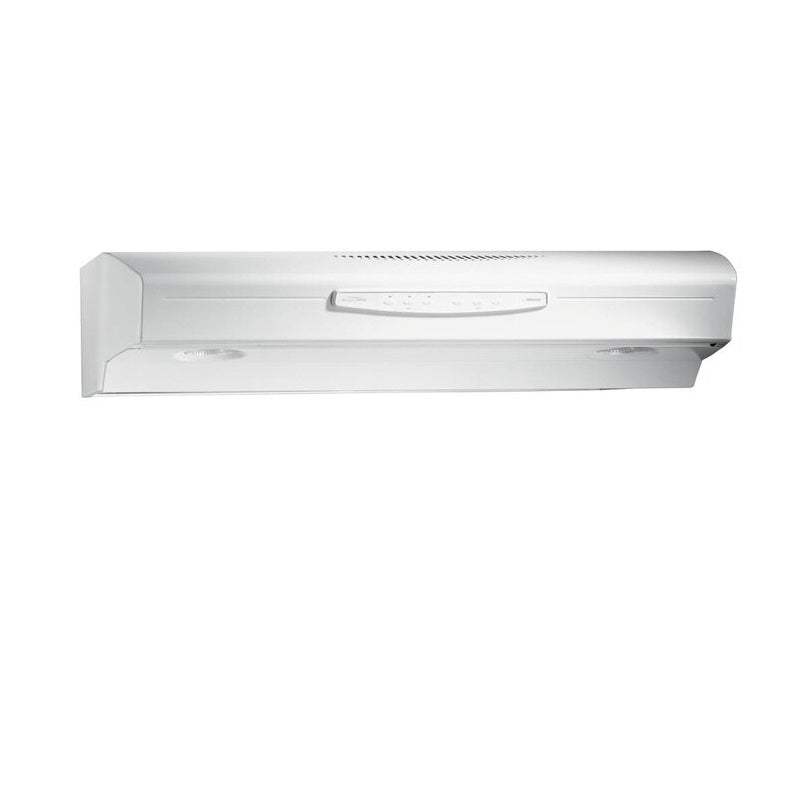 RANGE HOOD WHITE ON WHITE ALLURE II QS242WW