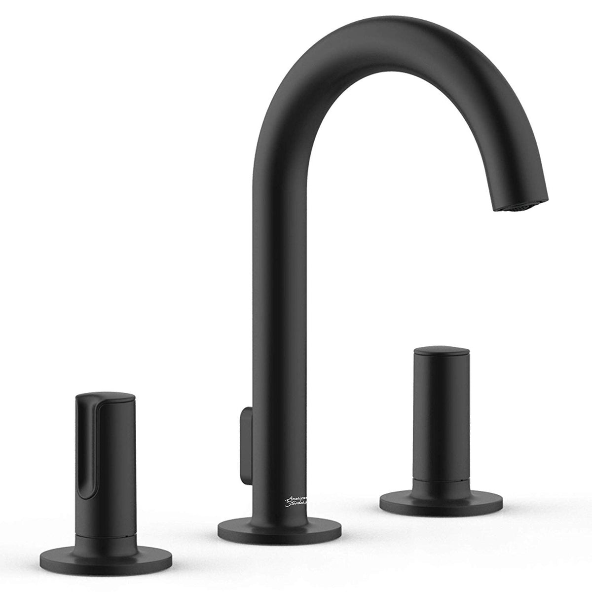 Studio S Widespread Lav Faucet W/Knob Handles In Matte Black