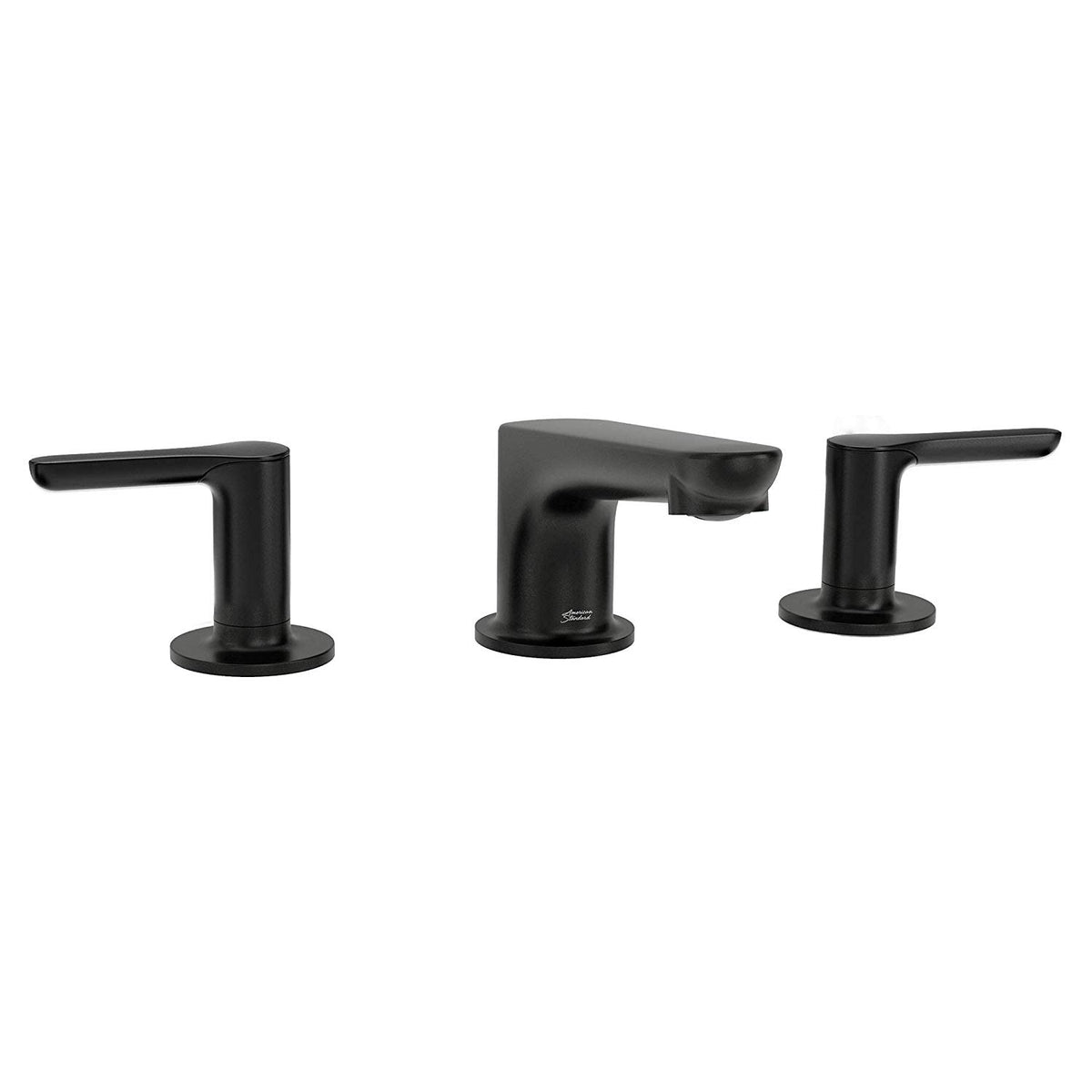 Studio S Widespread Lav Faucet W/Lever Handles In Matte Black