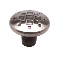 Overture 1-5/16" Knob in Rustic Black Nickel
