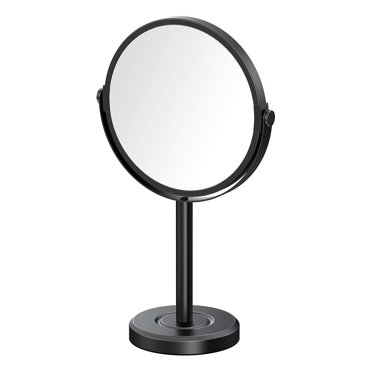 Latitude2 6-3/4" Diameter Table Mirror in Matte Black