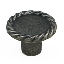 Maestro 1-3/8" Knob in Rustic Tin