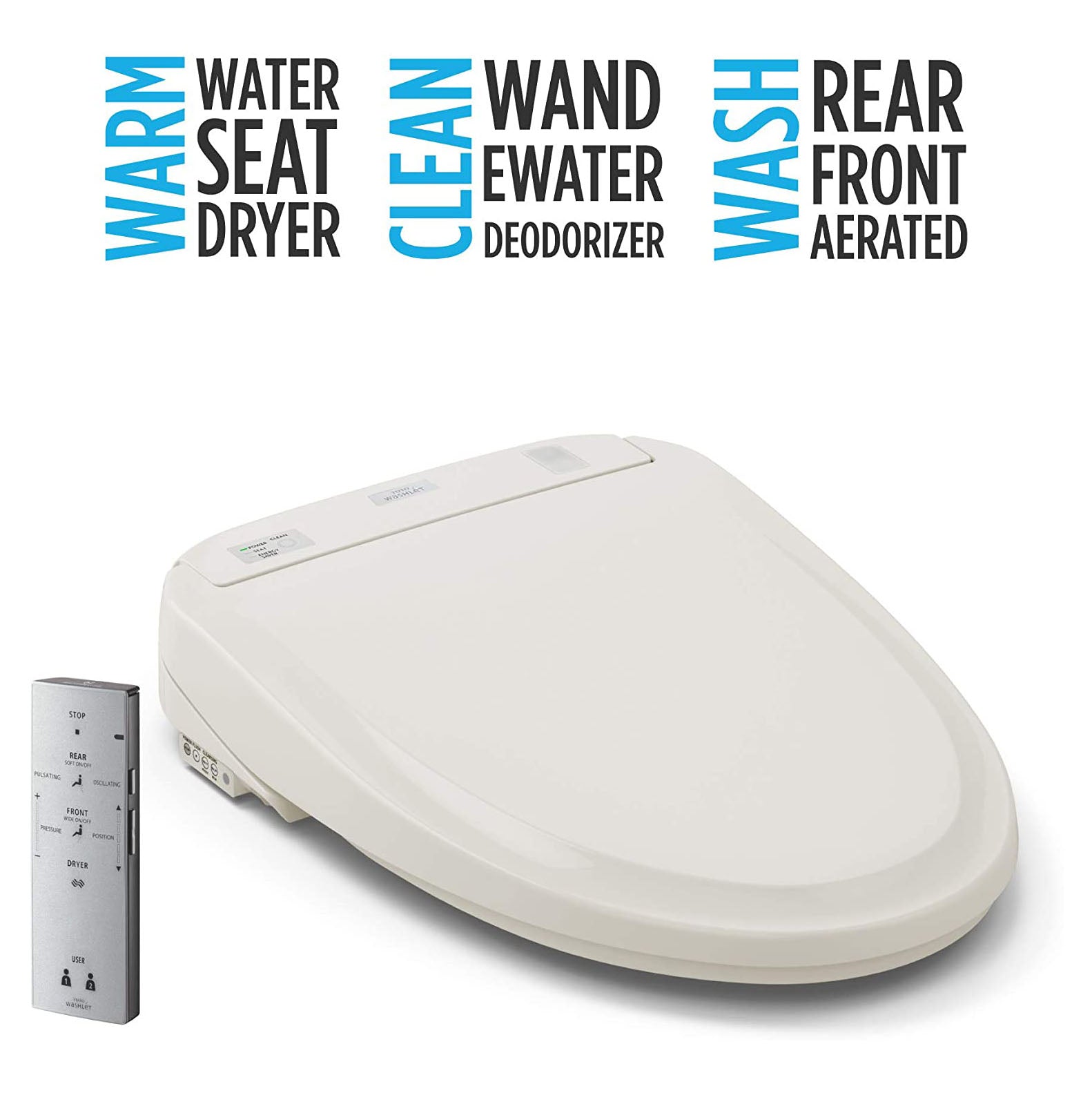 WASHLET SW573#12 BGE RND S300e W/REMOTE F/HEATED SEAT