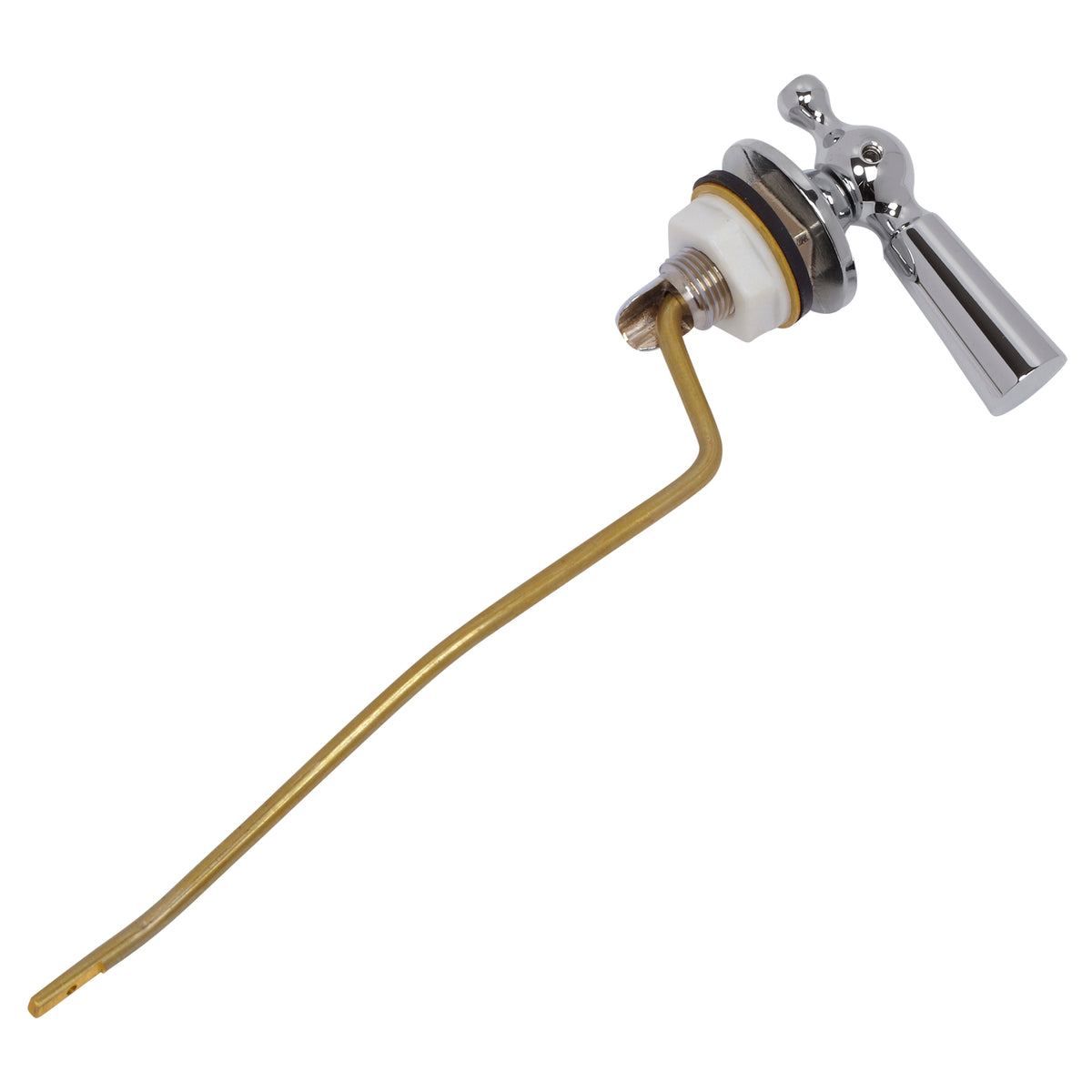 Heritage Metal Toilet Trip Lever Left Hand Mount Chrome
