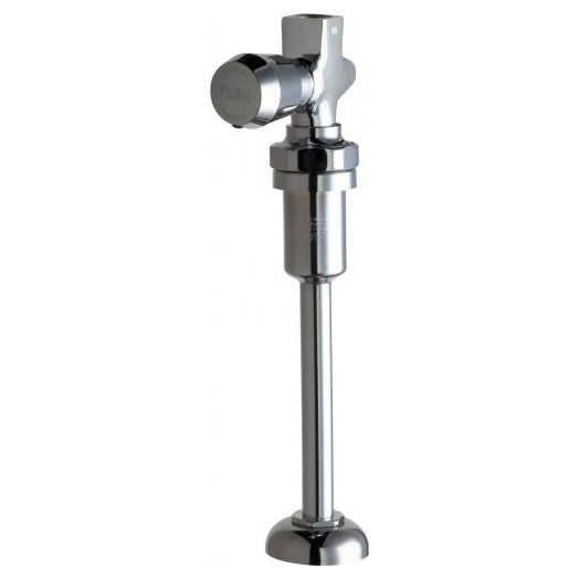 URINAL VALVE 733-VB665PSHCP STRAIGH W/RISER