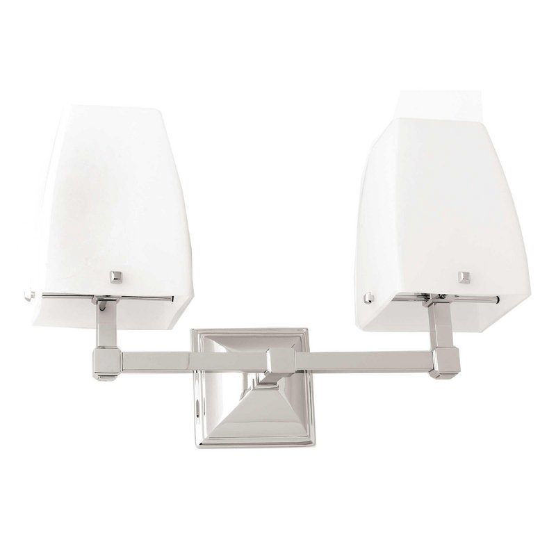 Quattro Double Up Light in Satin Nickel