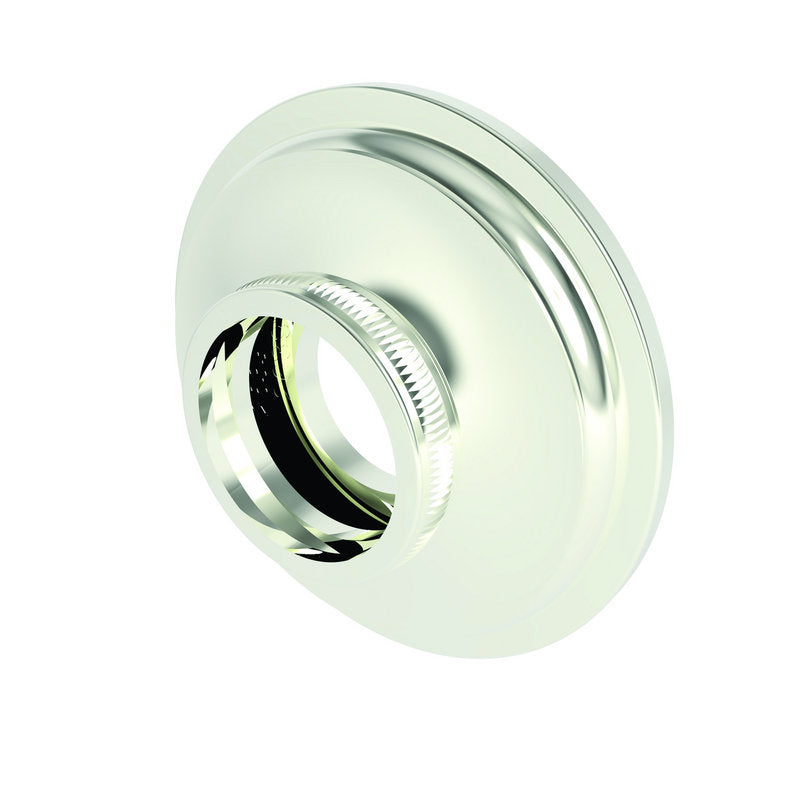 London Terrace Shower Rod Brackets, Pair in Polished Nickel