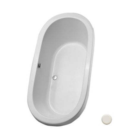 Nexus 71-3/8x35-7/16x23-13/16" Soaker Bathtub in Beige