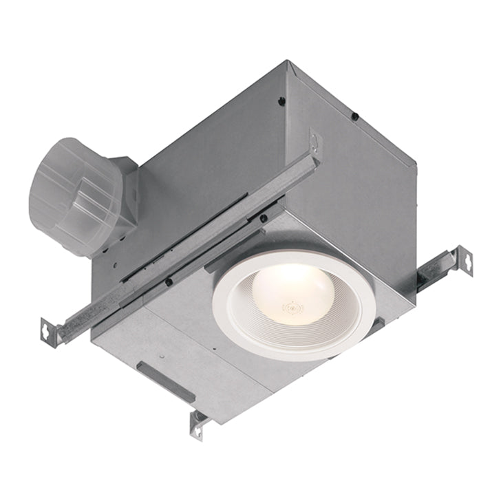 Recessed Fan/Light Vented w/White Trim